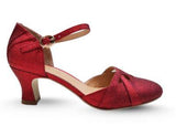 Manhattan Sparkle Luxe Heels Shoes Charlie Stone Red 36 