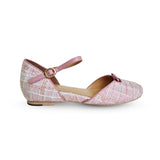 The fabulous Marvellous Rose Tweed Flats in  by Charlie Stone at Voluptuous Vintage