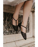The fabulous Monaco Classic Flats in  by Charlie Stone at Voluptuous Vintage