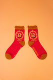 The fabulous Monogrammed Bamboo Socks B in  by Powder at Voluptuous Vintage