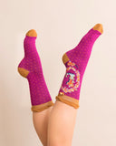 The fabulous Monogrammed Bamboo Socks L in  by Powder at Voluptuous Vintage