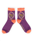 The fabulous Monogrammed Bamboo Socks M in  by Powder at Voluptuous Vintage