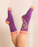 The fabulous Monogrammed Bamboo Socks M in  by Powder at Voluptuous Vintage