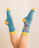 The fabulous Monogrammed Bamboo Socks S in  by Powder at Voluptuous Vintage