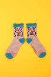 The fabulous Monogrammed Bamboo Socks Z in  by Powder at Voluptuous Vintage
