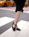 The fabulous New York Luxe Vegan Heels in  by Charlie Stone at Voluptuous Vintage