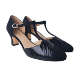 The fabulous New York Luxe Vegan Heels in Black / 36 by Charlie Stone at Voluptuous Vintage
