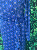 Onjenu Geometric Hexagon Tile Lola 70s/80s inspired Jersey Dress RR Dress Retro Revibe 