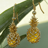 **Pineapple Crystal Drop Earrings Earrings Bill Skinner 