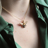 **Queen Bee Pearl Pendant Necklace Bill Skinner 
