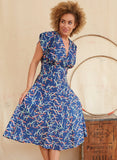 The fabulous Rita Circus Sticks Dress in  by Palava at Voluptuous Vintage