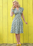 The fabulous Rita Pineapple Heaven Dress in  by Palava at Voluptuous Vintage