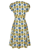 The fabulous Rita Quantum Dress in  by Palava at Voluptuous Vintage