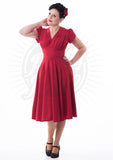 The fabulous Rowena Swing Dress in  by Pretty Retro at Voluptuous Vintage