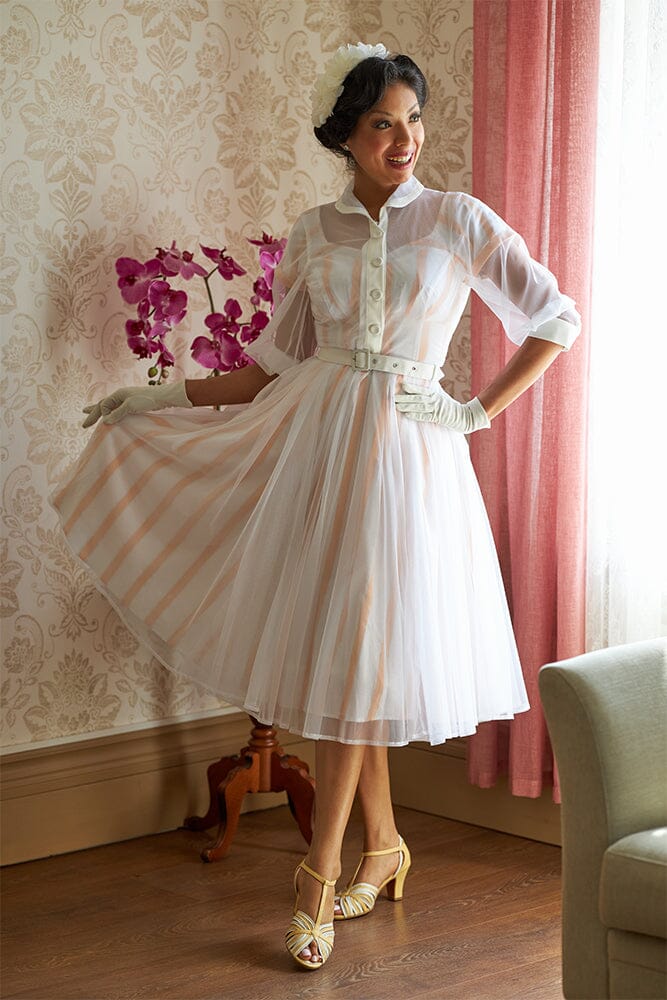 vintage mesh overlay dress Sabina May Lightweight Mesh Overlay Frock Coat – Voluptuous Vintage
