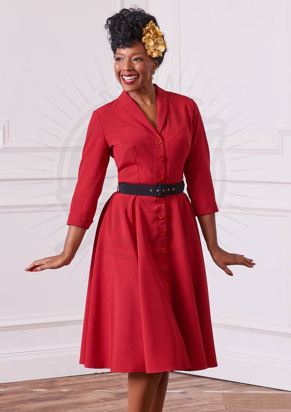 Sally Shirtwaister Dress Voluptuous Vintage Sally Shirtwaister Dress Voluptuous Vintage
