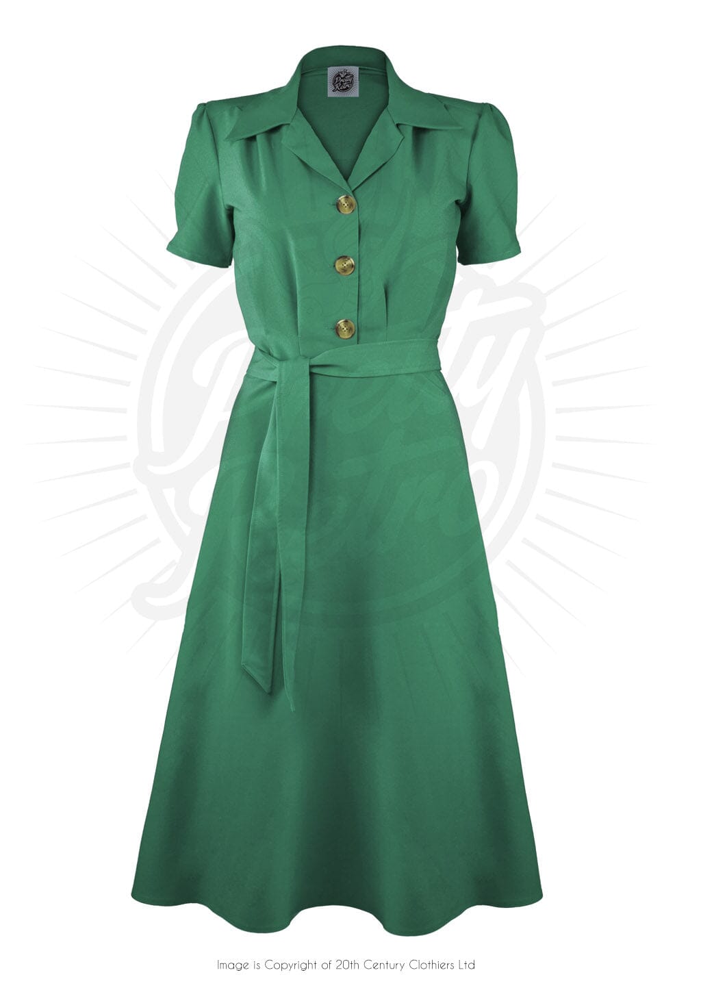 Sandra 40s Shirt Dress Voluptuous Vintage Sandra 40s Shirt Dress Voluptuous Vintage