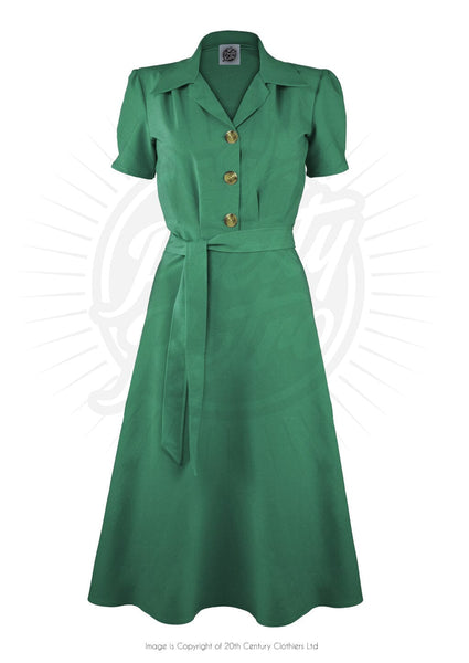Sandra 40s Shirt Dress – Voluptuous Vintage