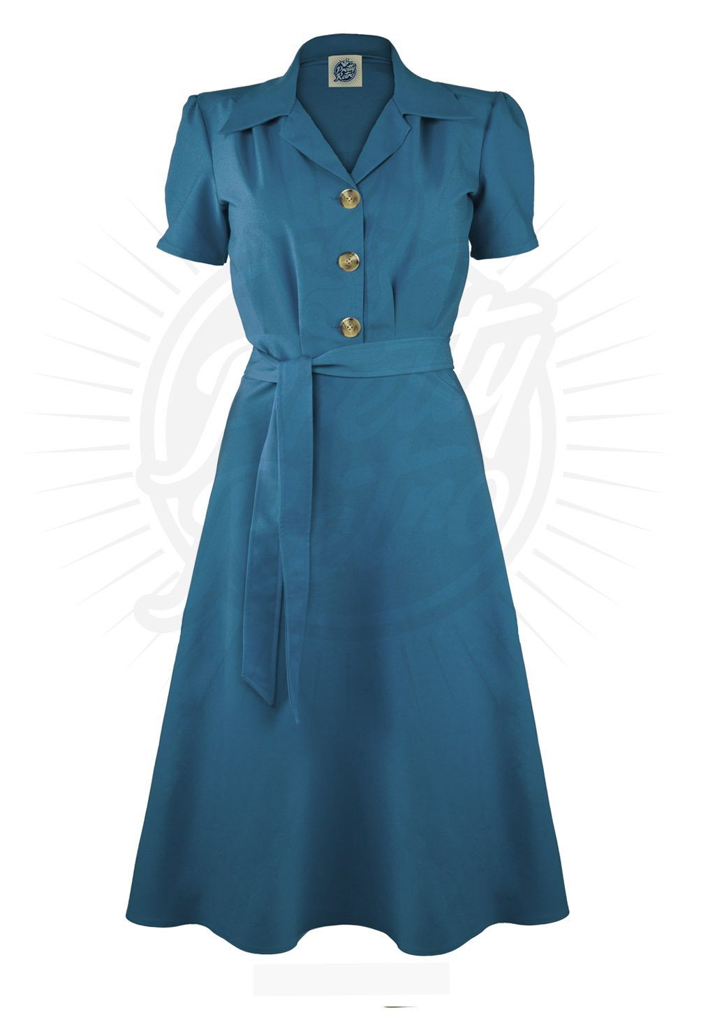 Sandra 40s Shirt Dress Voluptuous Vintage Sandra 40s Shirt Dress Voluptuous Vintage