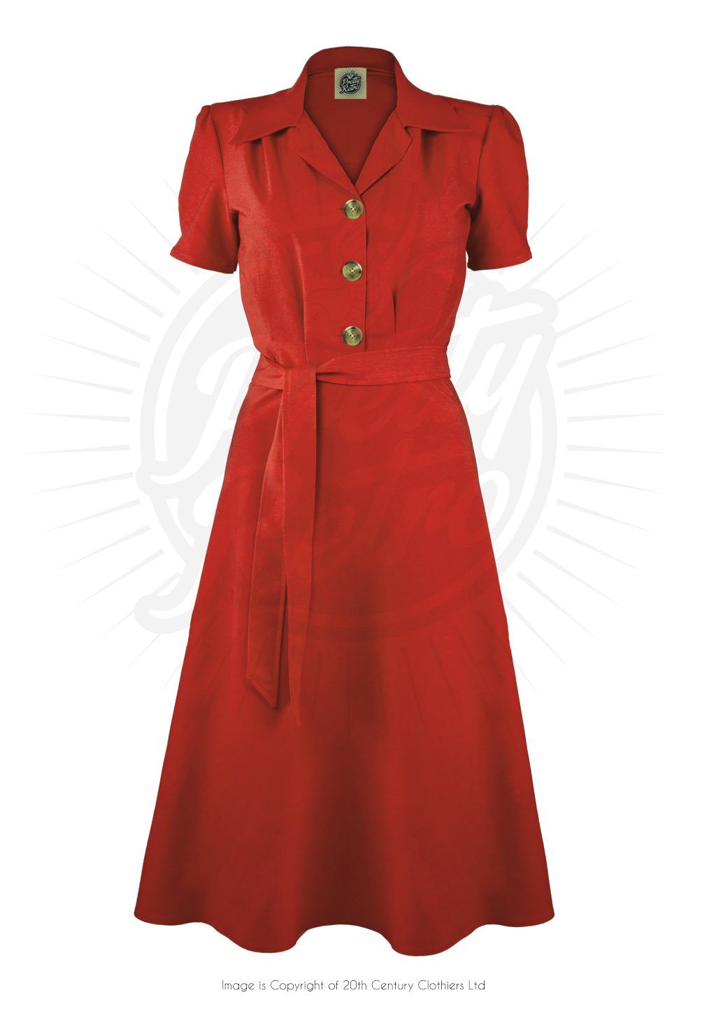 40s shirt dress Sandra 40s Shirt Dress – Voluptuous Vintage