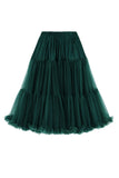 The fabulous Supersoft Full 26" Petticoat in Bottle Green / XS-M by Banned Retro at Voluptuous Vintage