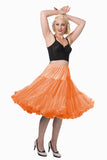 The fabulous Supersoft Full 26" Petticoat in Orange / XS-M by Banned Retro at Voluptuous Vintage