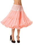 The fabulous Supersoft Full 26" Petticoat in Pink / XS-M by Banned Retro at Voluptuous Vintage