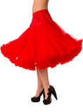 The fabulous Supersoft Full 26" Petticoat in Red / XS-M by Banned Retro at Voluptuous Vintage