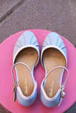 The fabulous Susie Leather Flats in  by Charlie Stone at Voluptuous Vintage