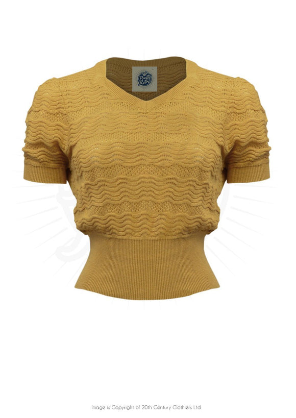 Swanie Sweetheart Top Top Pretty Retro Gold Extra Small 