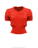 The fabulous Swanie Sweetheart Top in Red / Small by Pretty Retro at Voluptuous Vintage