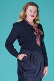 The fabulous The Ice Skater Cardigan in  by Emmy at Voluptuous Vintage