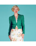 The fabulous The Peggy Sue Cardigan in Emerald Green / Small by Emmy at Voluptuous Vintage