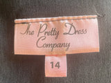 The Pretty Dress Company 50s Style Leopard Bodycon Wiggle Dress RR Dress Retro Revibe 