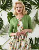 The fabulous Vera Classic Organic Cardigan in  by Palava at Voluptuous Vintage