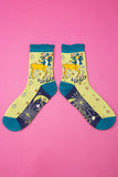**Zodiac Bamboo Ankle Socks - Virgo Socks Powder 